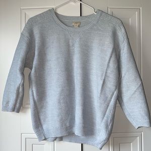 J. Crew Pale Blue Crew Sweater